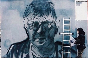 В Питере появился граффити-портрет Юрия Шевчука